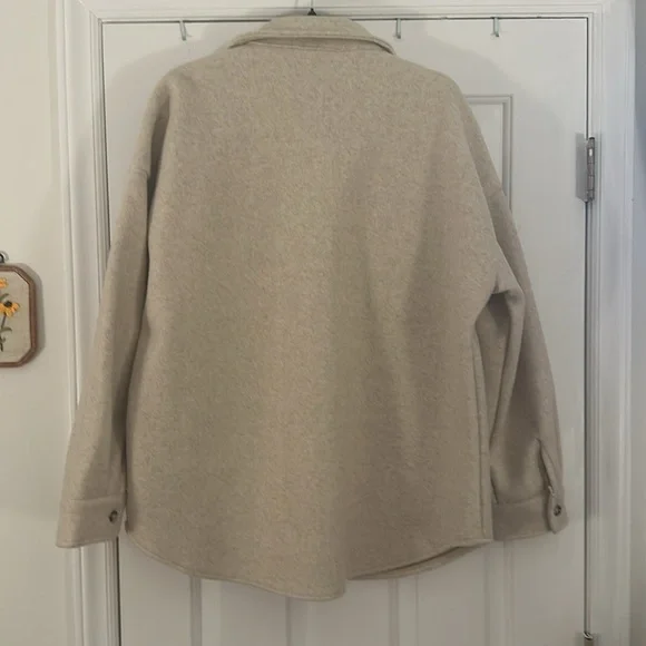 Cream Shacket from Altar’d State. With tags, never worn. - Picture 3 of 3